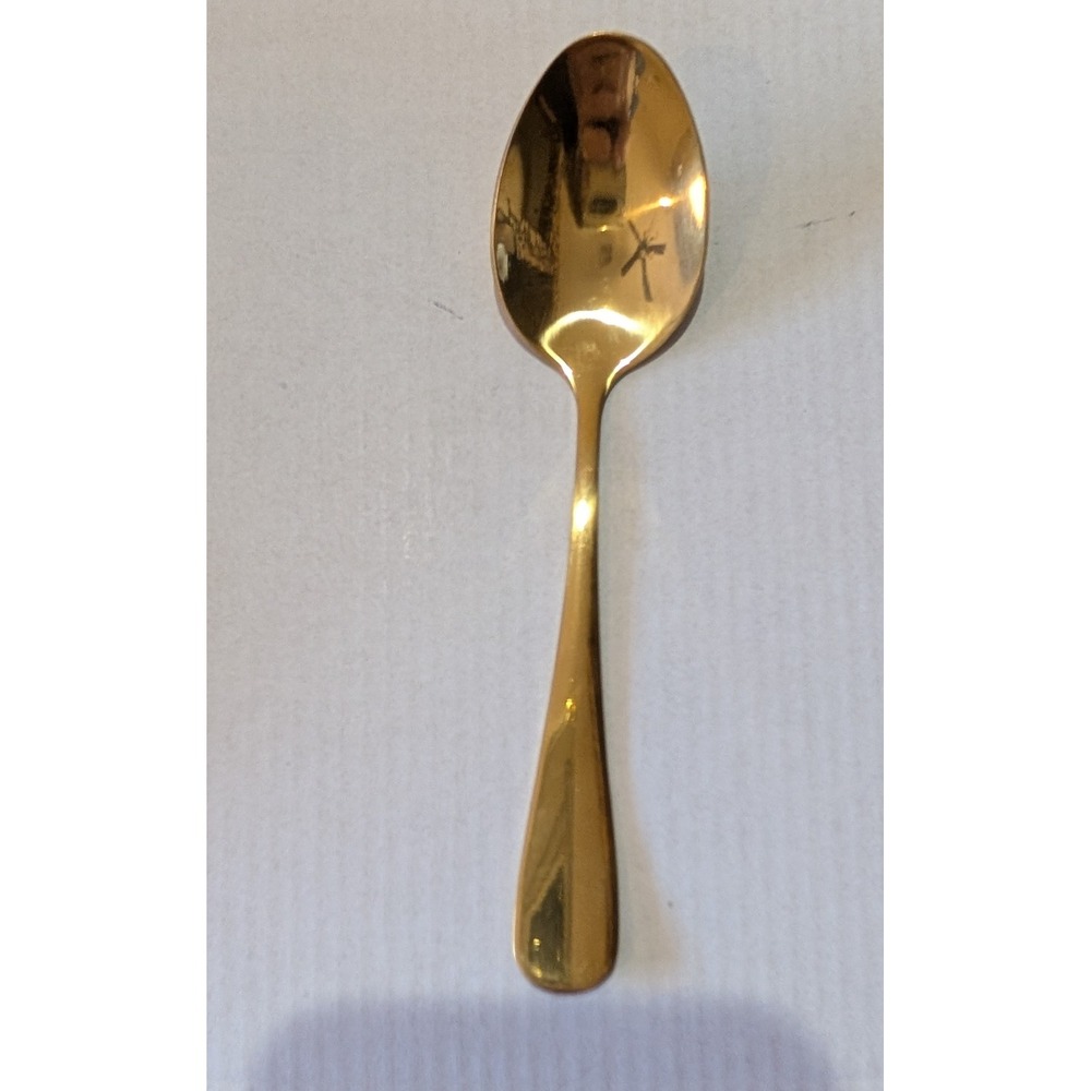 39 Gold Color Spoons 5.5" Stainless Steel‎ hotel restaurant entertaining holiday